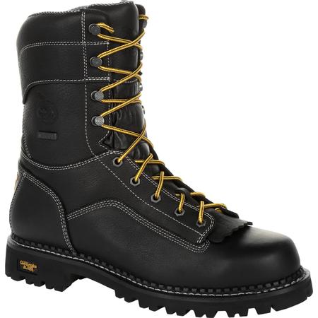 GEORGIA BOOT AMP LT Logger Composite Toe Waterproof Work Boot, 75W GB00272